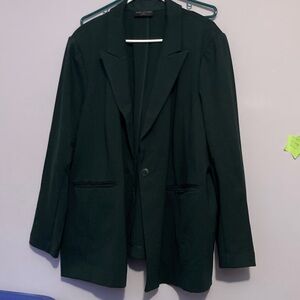 Lane Bryant Dark Green Jacket